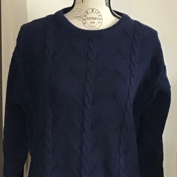 Yves Saint Laurent Navy Medium Size Sweater - Picture 2 of 4